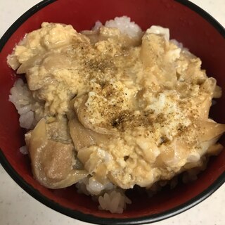 節約！京都の衣笠丼！（大阪などでは【きつね丼】）